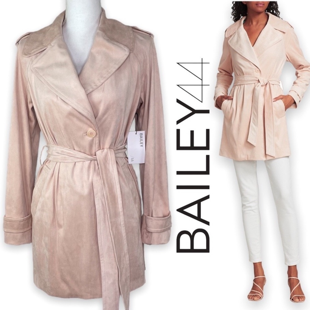 BAILEY 44 | Suede Sydney Vegan Pink Jacket - Picture 2 of 16